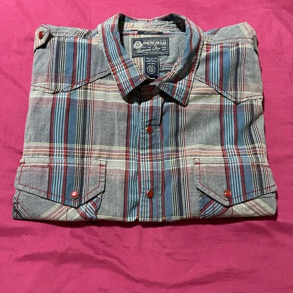american rag dress shirts Amazon.com: American Rag Mens Paulie Striped Collared Button-Down Shirt Blue M : Clothing, Shoes & Jewelry